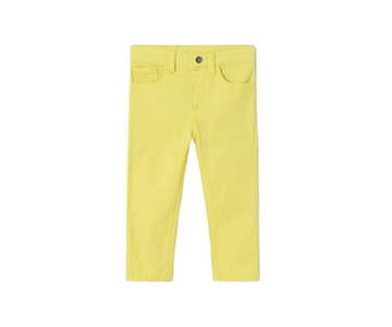 PANTALON SARGA SLIM FIT BASICO LIMON MAYORAL
