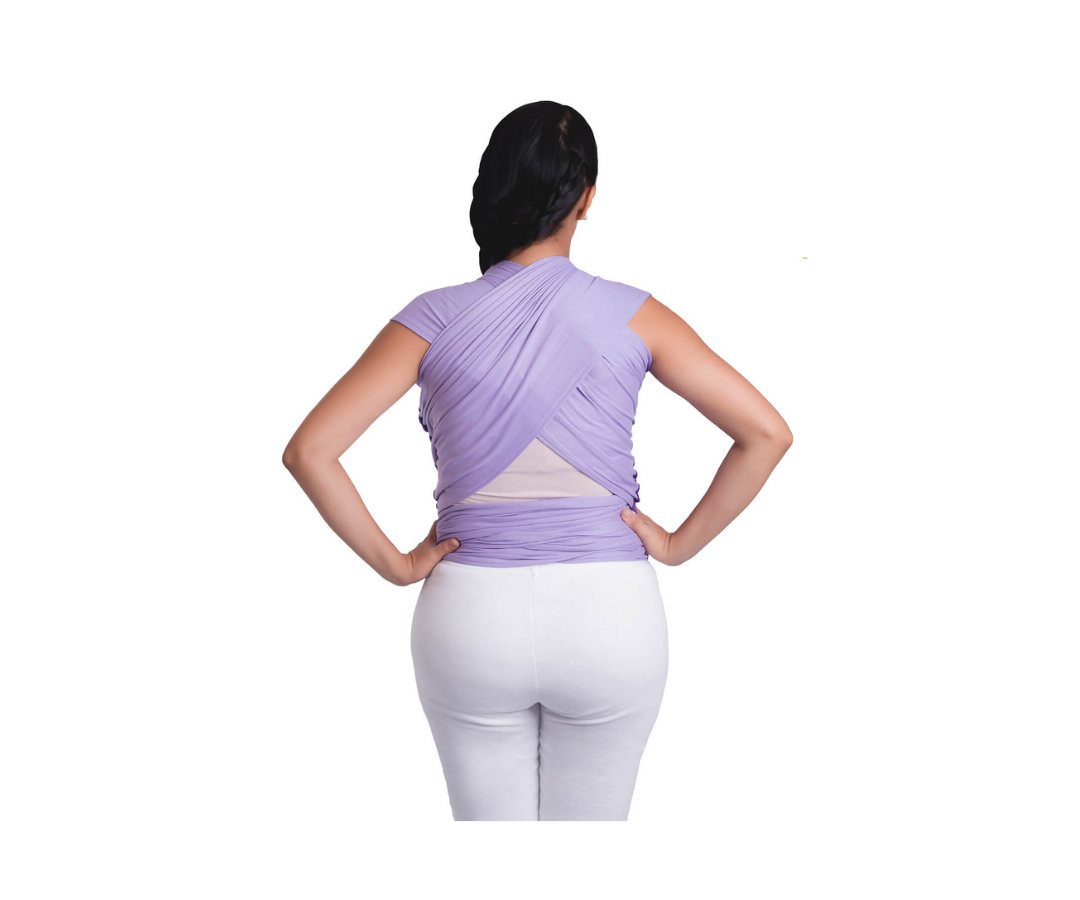 FULAR CLASICO ERGONOMICO LILA MORADO MONCHITOS