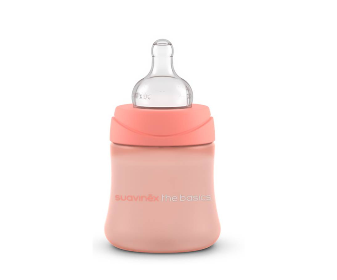 SET X2 BIBERONES THE BASICS 5OZ. ROSADO