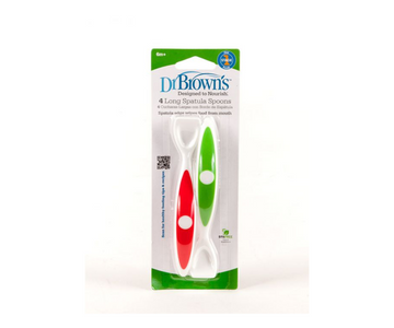 SETX4 CUCHARAS LARGAS BORDE ESPATULA DR BROWN