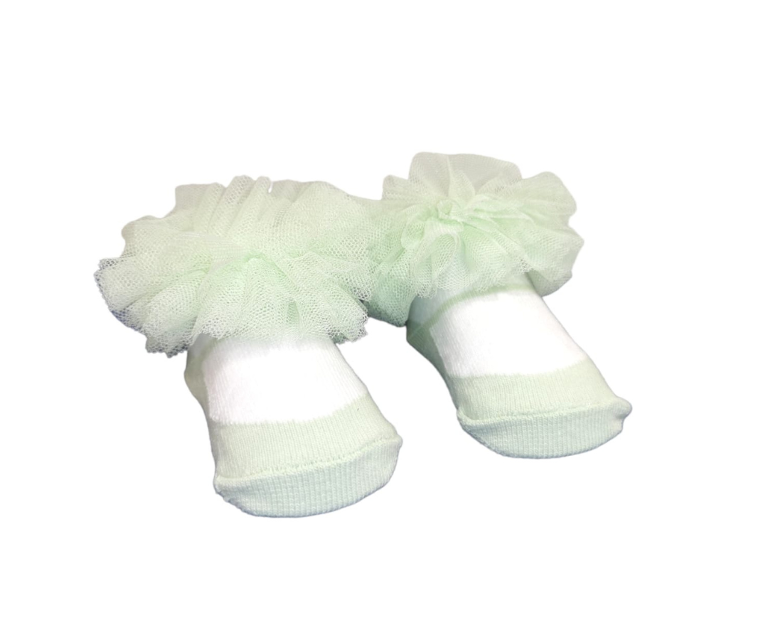SET VINCHA Y ZAPATOS VERDE BLANCO