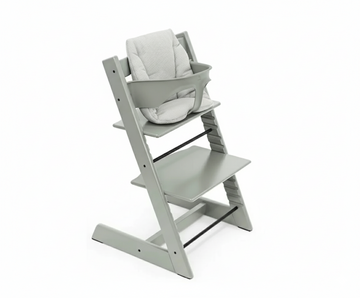 Combo Silla Tripp Trapp Y Baby Set | Glacier Green (Gratis Baby Cushion)