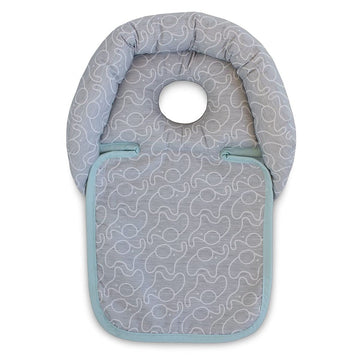 SOPORTE DE CUELLO ELEFANTE GRIS/MENTA