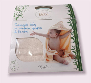 TOALLA CON TEJIDO EN BAMBU CREMA