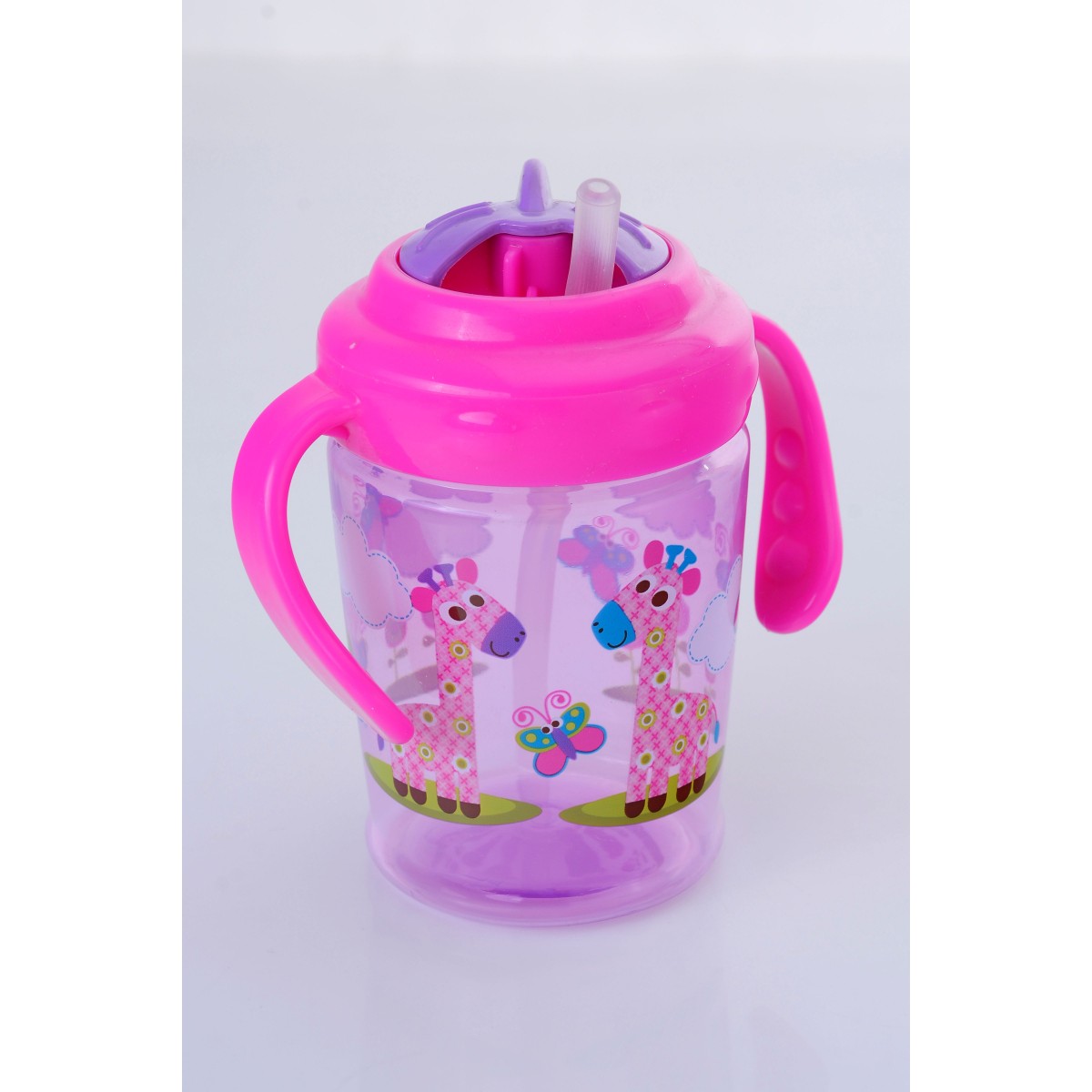 VASO CON SORBETE Y AGARRADERAS