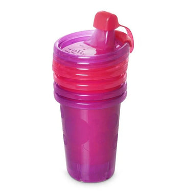 TAKE & TOSS 10OZ VASO SPILL PROOF 4 PK NIÑA