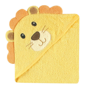 TOALLA C/ CAPUCHA LEON AMARILLO UNISEX