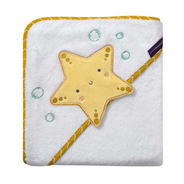 TOALLA BAMBOO C/ CAPUCHA ESTRELLA