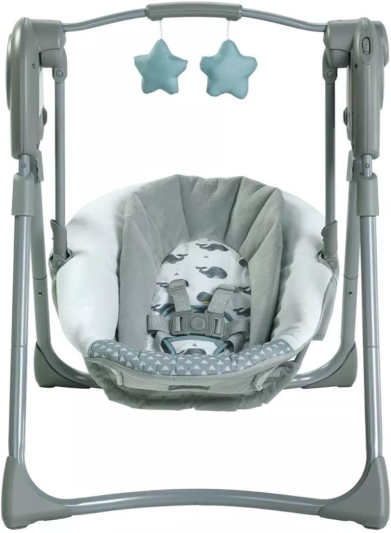 Slim Spaces™ Compact Baby Swing