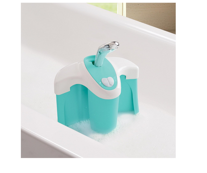 Bañera Azul Con Soporte Y Ducha Summer