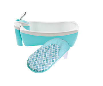 Bañera Azul Con Soporte Y Ducha Summer