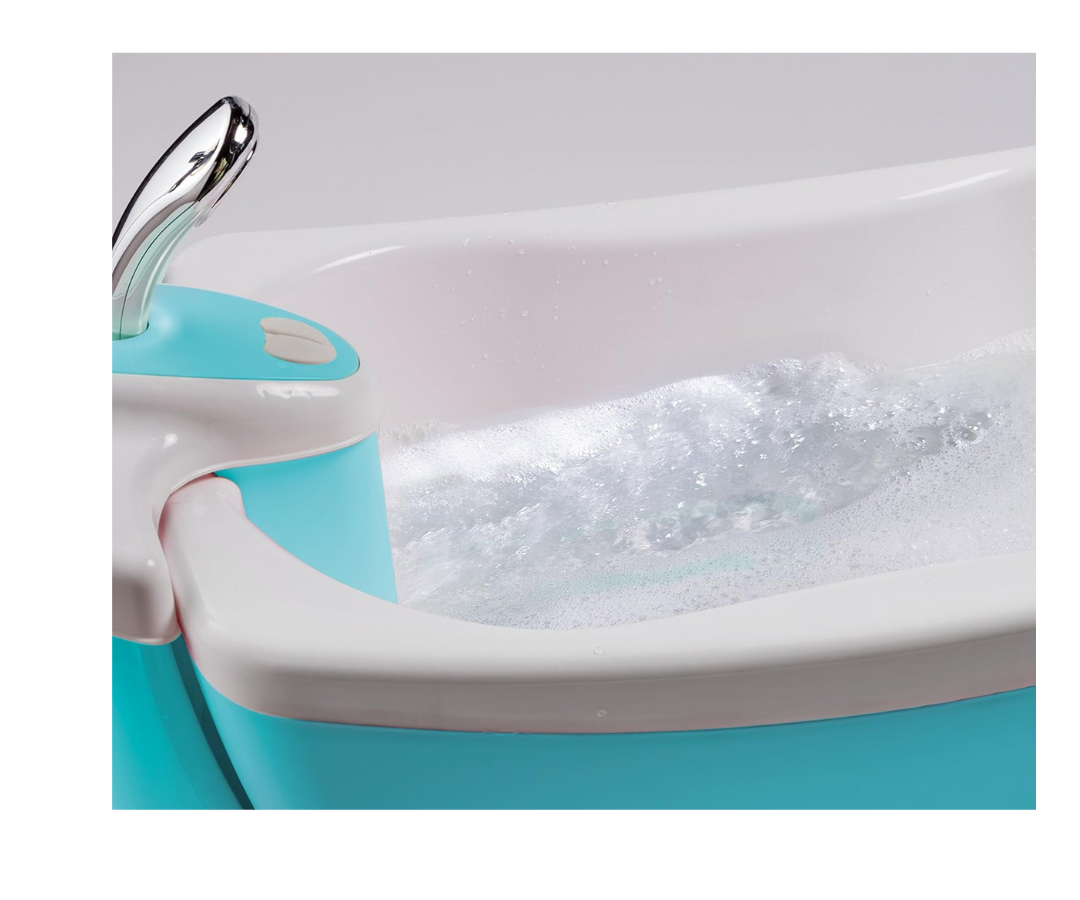 Bañera Azul Con Soporte Y Ducha Summer