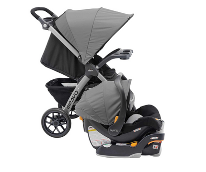 Coche Bravo Trio Travel Syste - Camden / Negro Chicco