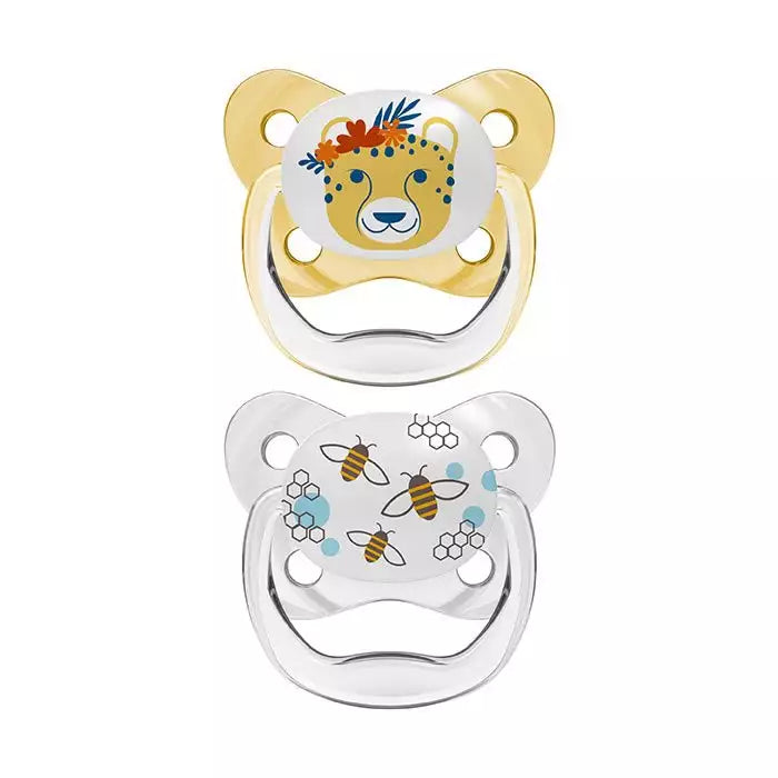 SET X 2 CHUPO PREVENT / TAPA 6-18M. TIGRE Y AVEJ