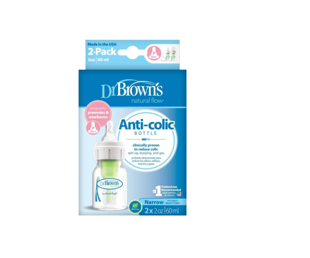Set 2 Biberones PREM B/S 2 Oz Dr. Browns