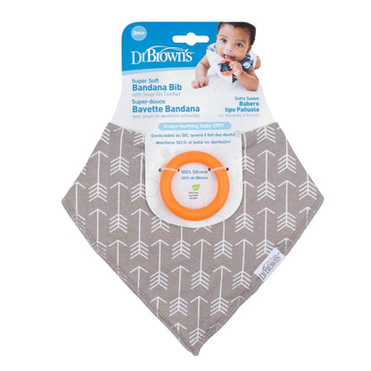 Babero Bandana Gris Mordedor Dr. Browns