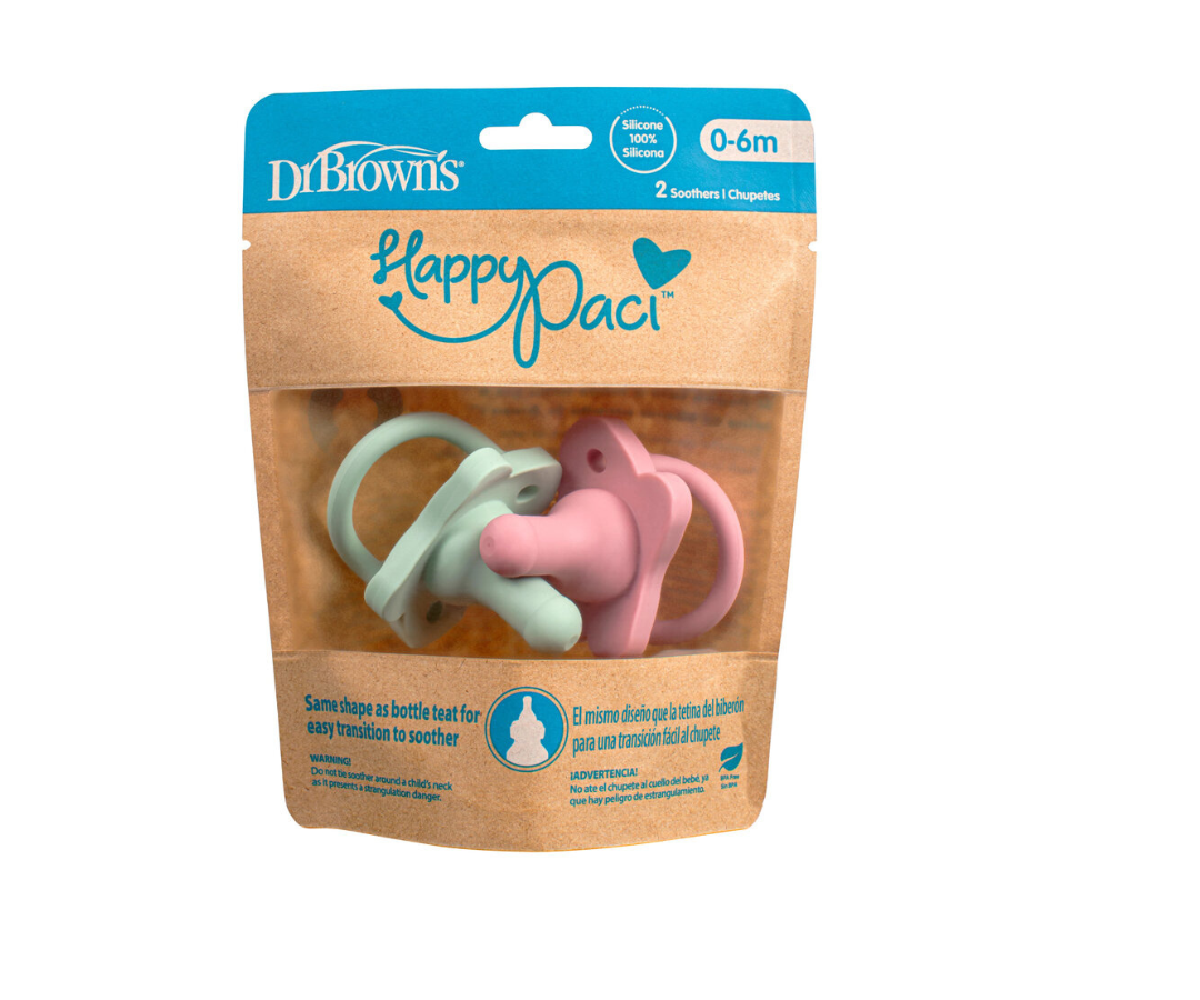 (Sin stock) Set x2 Chupones Happy Paci  Dr. Browns