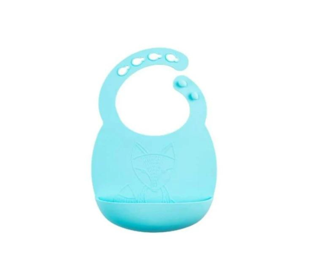 Babero Silicona Turquesa Dr. Browns