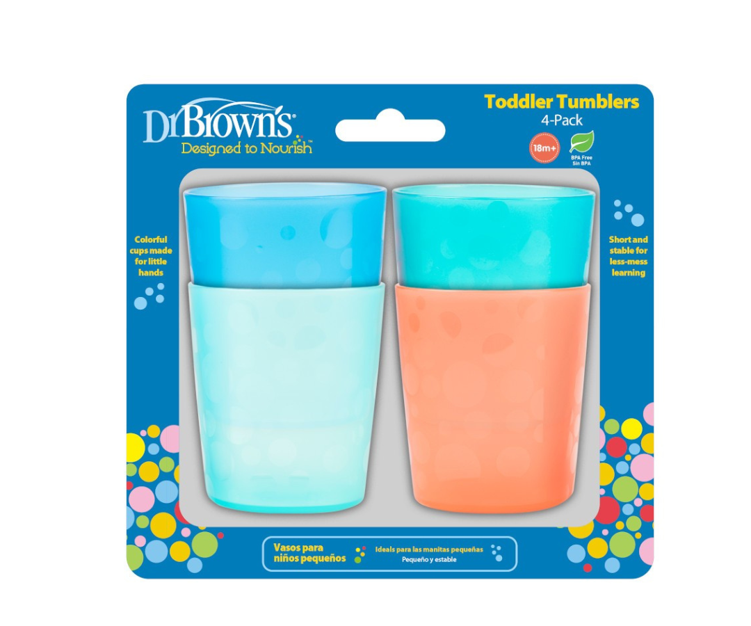 Pack  4 Vasos Niños  Dr. Browns
