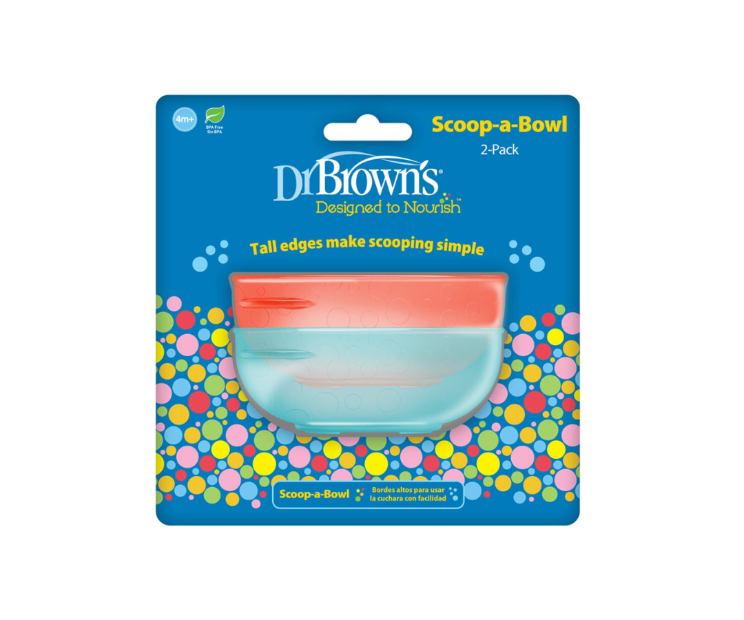 Set x 2 Bowls Verde y Rojo Dr. Browns