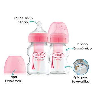 Set Transición 2 en 1 Options+ 9 oz - Rosado