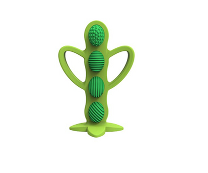 Mordedor Y Cepillo  2 EN 1 Verde Dr. Browns