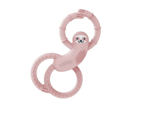 Mordedor De Silicona Perezoso Rosa Dr. Browns