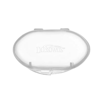 Set X2 Cepillos Silicona / Estuche Gris Y Amarillo - Dr. Browns