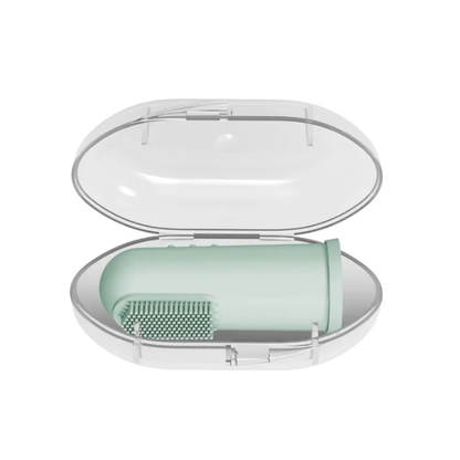 Cepillo De Dientes De Silicona Con Estuche | Verde - Dr. Browns