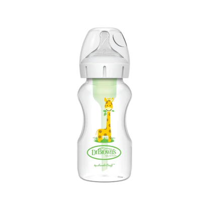 Bib. Opt. De B/A Jirafa De Ppo. 9oz Teti. Nivel 2 - Dr. Browns