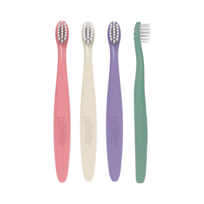 Cepillos De Dientes Para Bebés Pack X4 | Niña - Dr. Browns