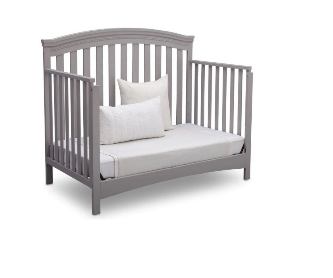 Cuna  Emerson 4 en 1 | Gris Delta Children