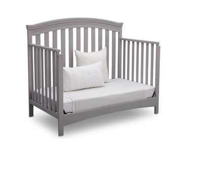 Cuna  Emerson 4 en 1 | Gris Delta Children