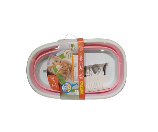 Bañera Plegable Mega | Blanca/Rosada Karibu