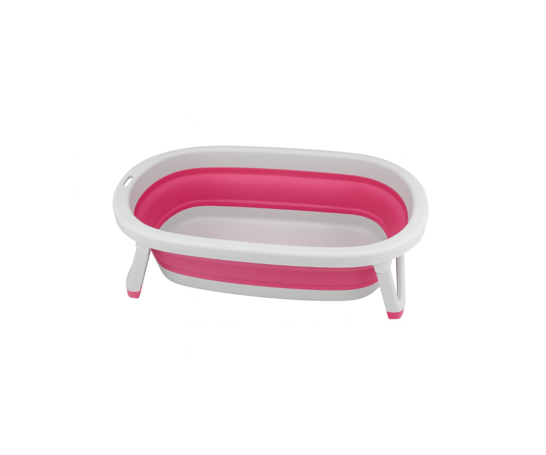 Bañera Plegable Mega | Blanca/Rosada Karibu