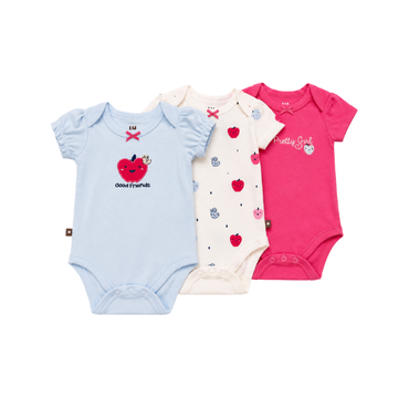 Conjunto 3 Enterizos | Apple - B4baby