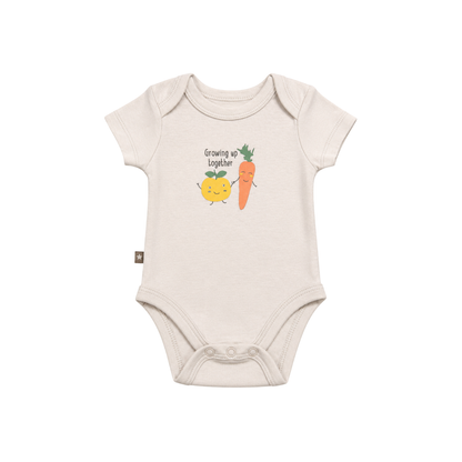 Conjunto 3 Enterizos Manga Corta | Frutas - B4baby