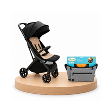 Combo: Coche DLX Montpellier Stroller + Organizador Para Coche | Beige - Born