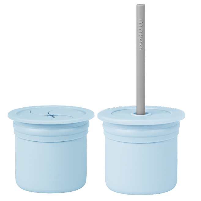 VASITO CON SORBETE + RECIPIENTE PARA SNACKS CON TA