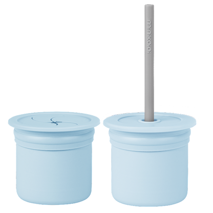 VASITO CON SORBETE + RECIPIENTE PARA SNACKS CON TA