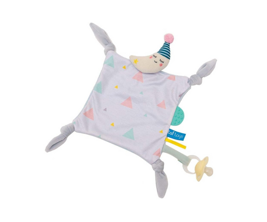 COBIJA DE SEGURIDAD MINI LUNA / MINI MOON BLANKIE TAF TOYS