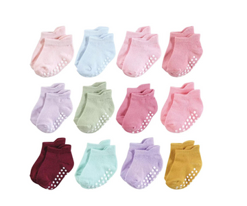 Medias Antideslizantes Pack X12-Pastel Hudson Baby