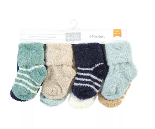 Medias Pack X8-Tonos Navy Hudson Baby