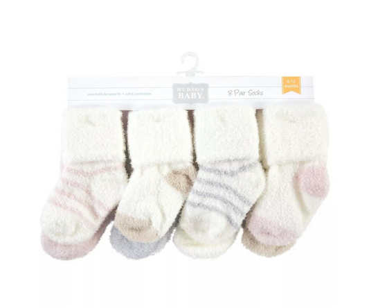 Medias  Pack X8-Tonos Pink  Hudson Baby