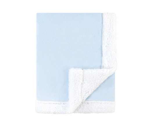Manta Sherpa | Blue White  Hudson Baby