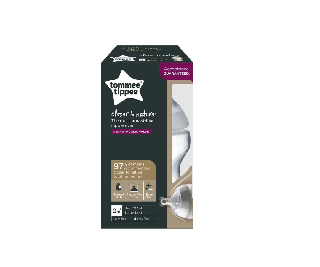 Biberón Closer  To Nature 9 Oz Tommee Tippee