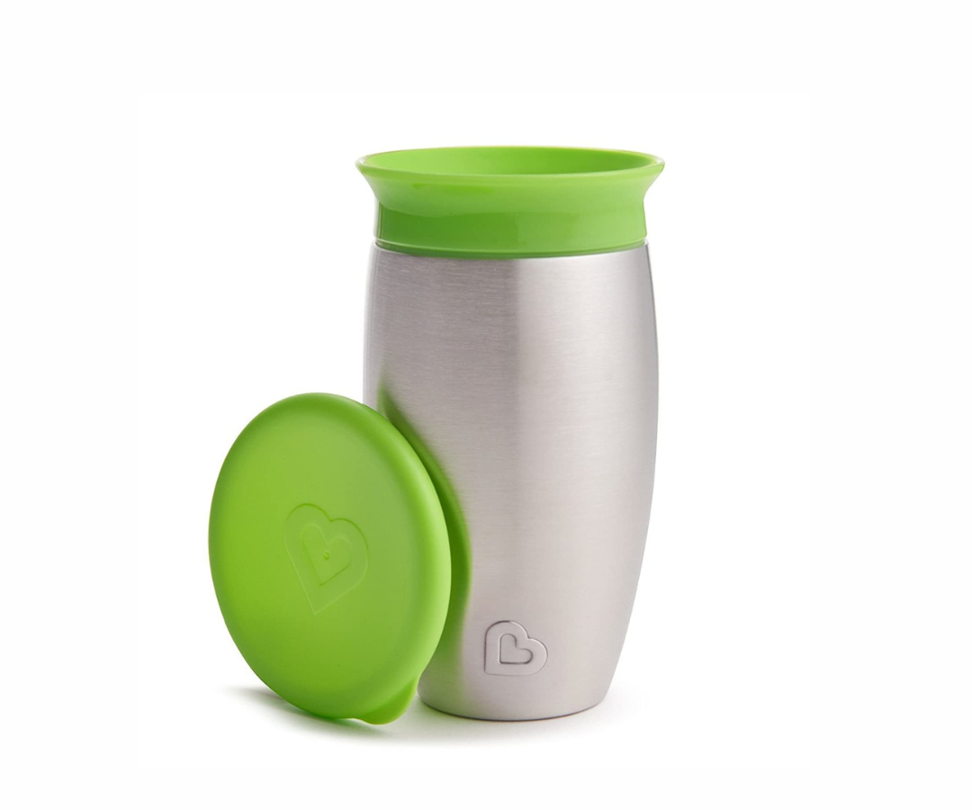 Vaso 360° Acero Inoxidable Miracle Munchkin