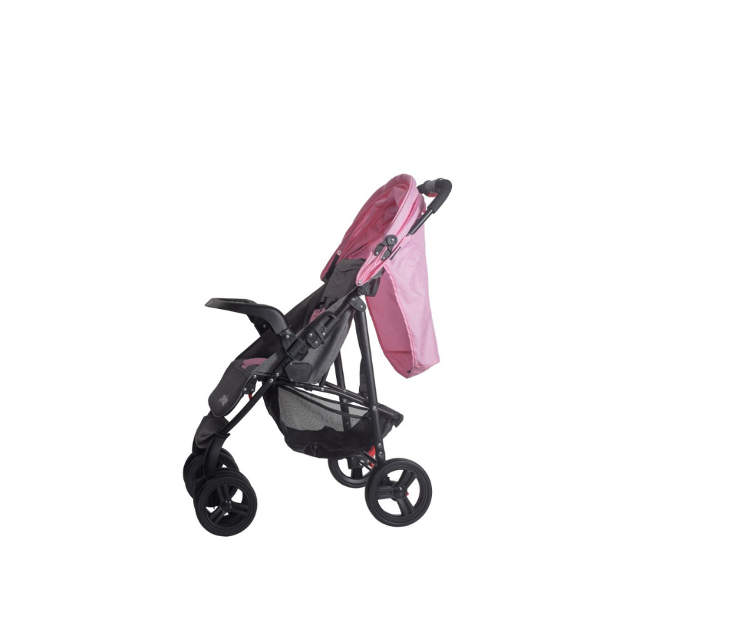 Coche 4 En 1 Negro | Rosado Peke