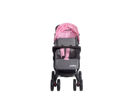 Coche 4 En 1 Negro | Rosado Peke
