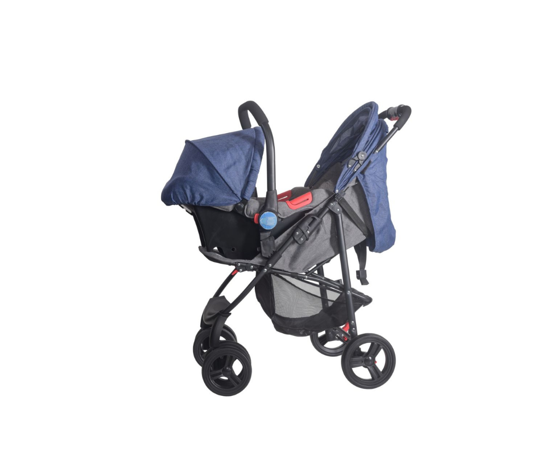 Coche 4 En 1 Negro | Celeste - Peke